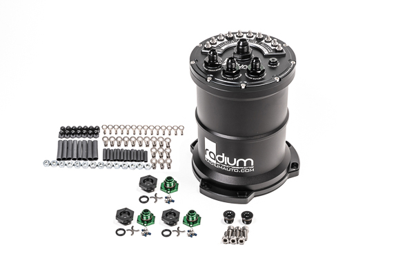 Radium Engineering — Radium Multi-Pump Fuel Surge Tank Fits Bosch BR540 / Deatschwerks DW400 (Pumps Not Included)
MPFST - view 4